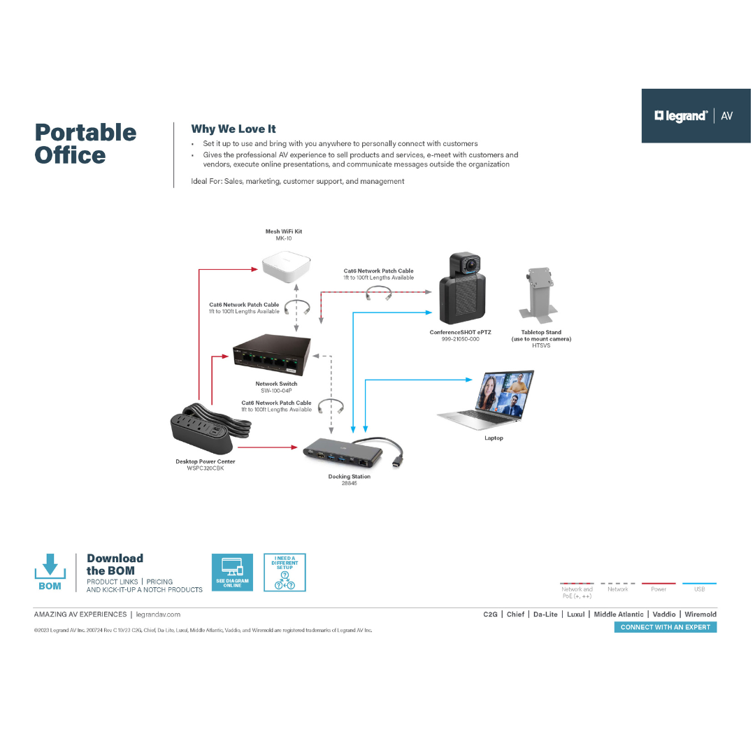 Portable Office Diagram