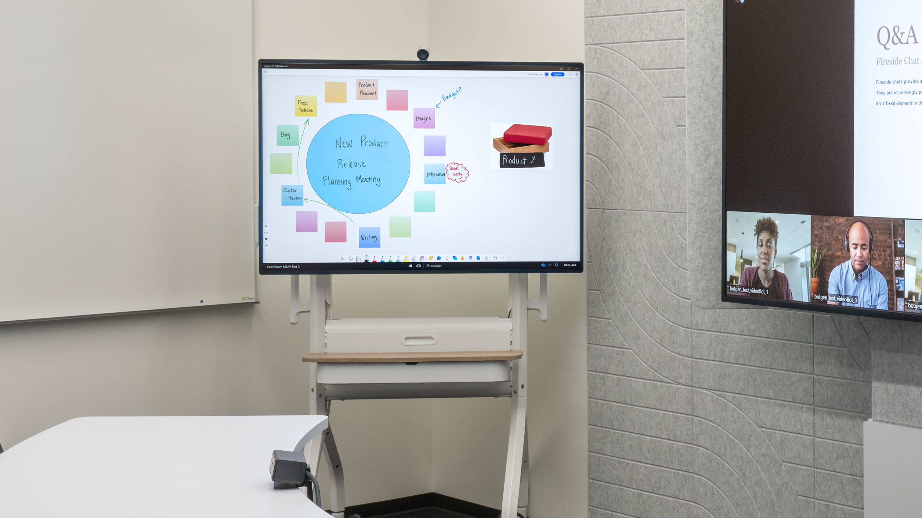 Voyager cart in an open space.