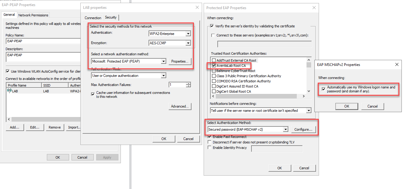 Deploy Wireless Network with Group Policy - AventisTech