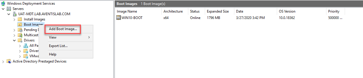 mdt boot wim change disk number