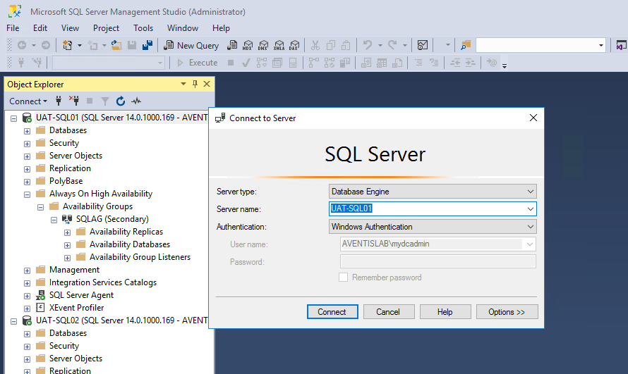 Change microsoft sql always on port aventistech