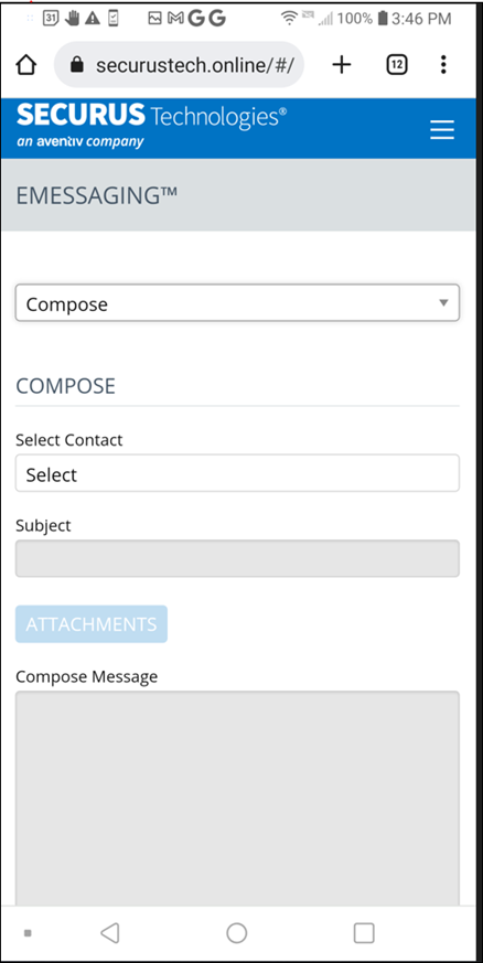 Securus Browser Icon Securus Technologies | How do I get setup for eMessaging using an ...
