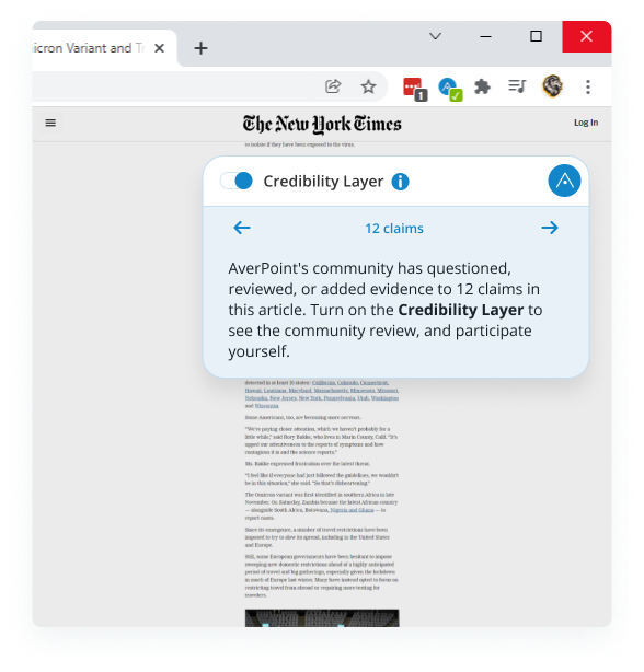 ReadersPageCredebilityLayer