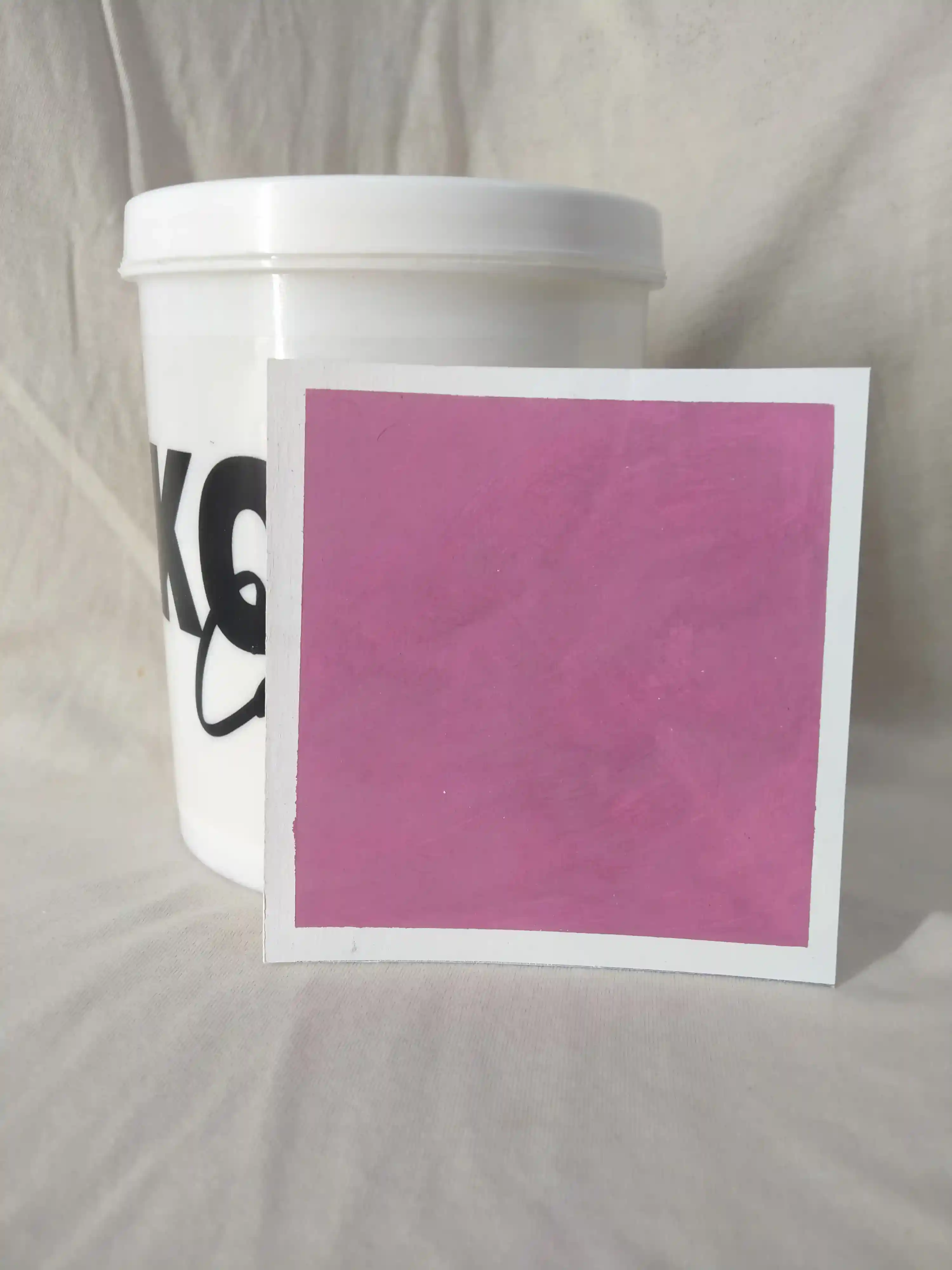 Light Plum Lime Wash Texture Paint India - kolor canvas