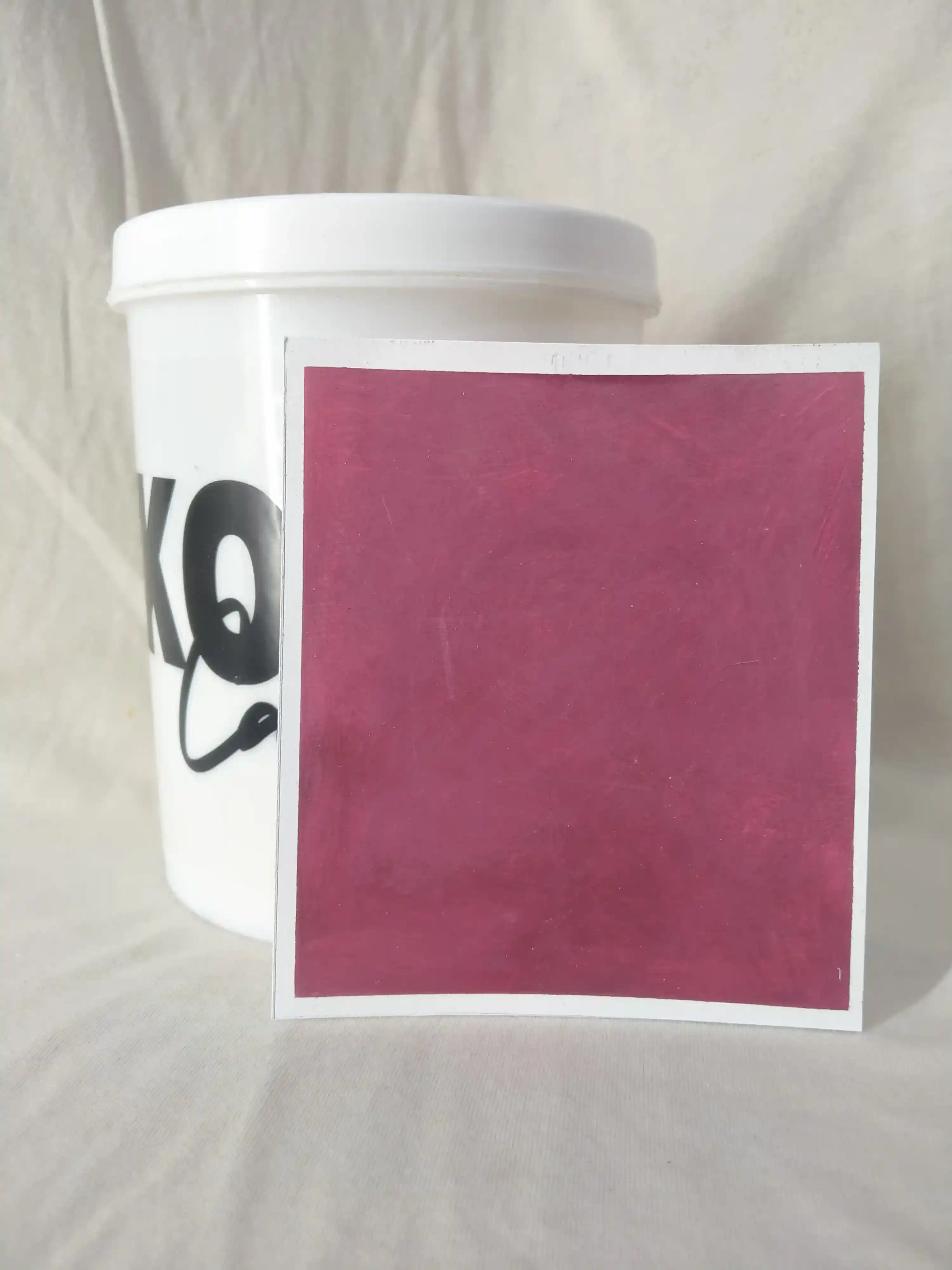 Raspberry Lime Wash Texture Paint India - kolor canvas