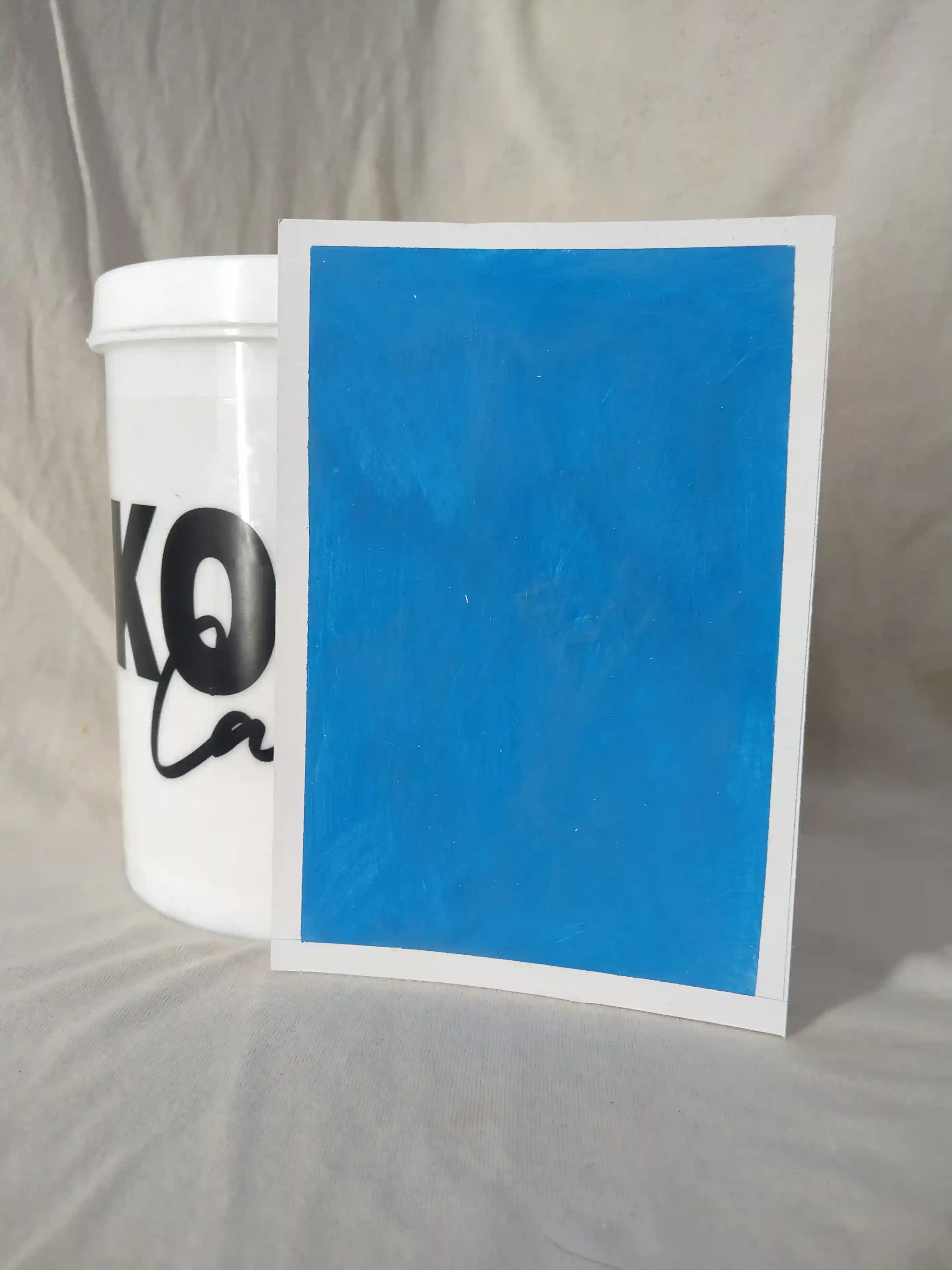 Cerulean Lime Wash Texture Paint India - kolor canvas