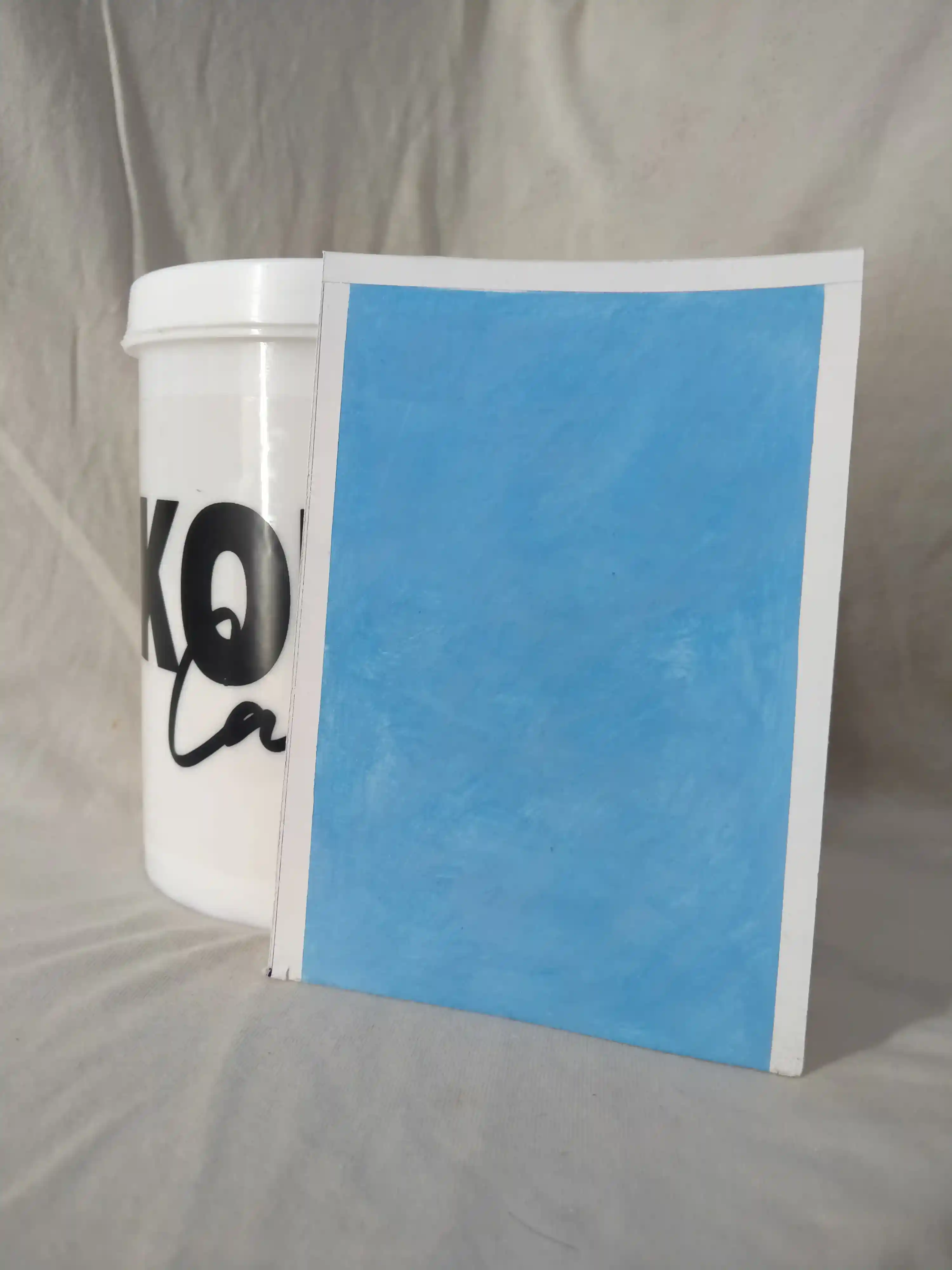 Blue Wave Lime Wash Texture Paint India - kolor canvas