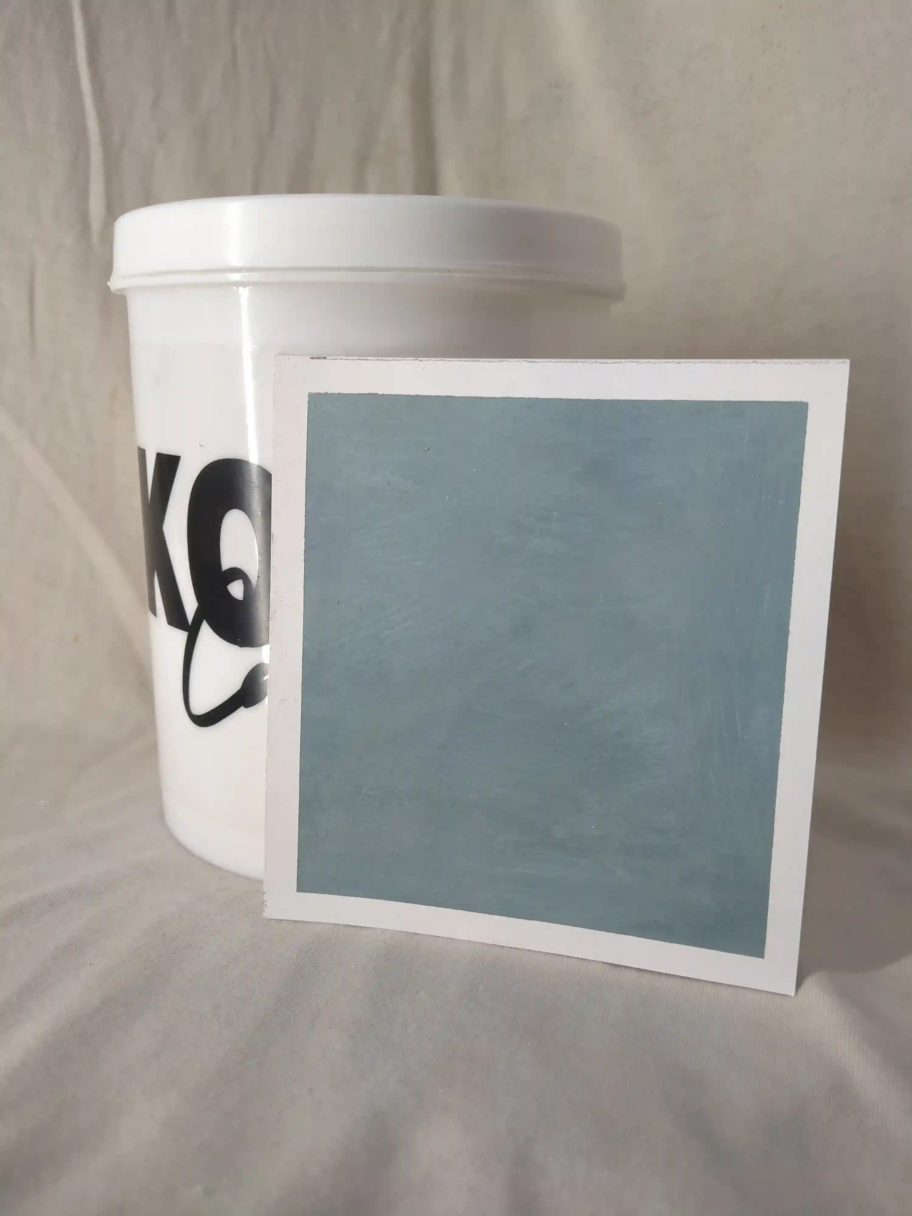 Steel Gray Lime Wash Texture Paint India - kolor canvas