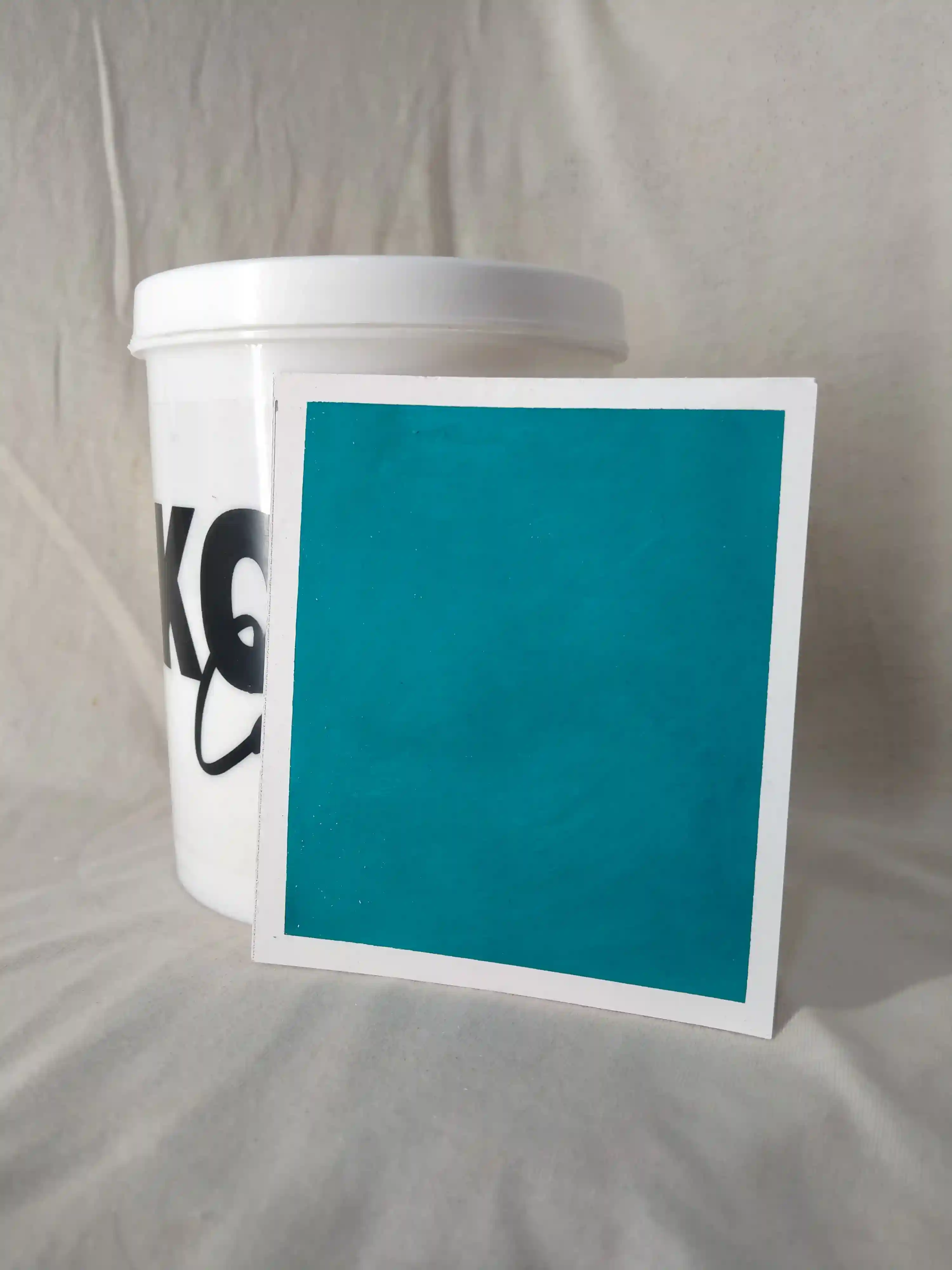 Aquamarine Lime Wash Texture Paint India - kolor canvas