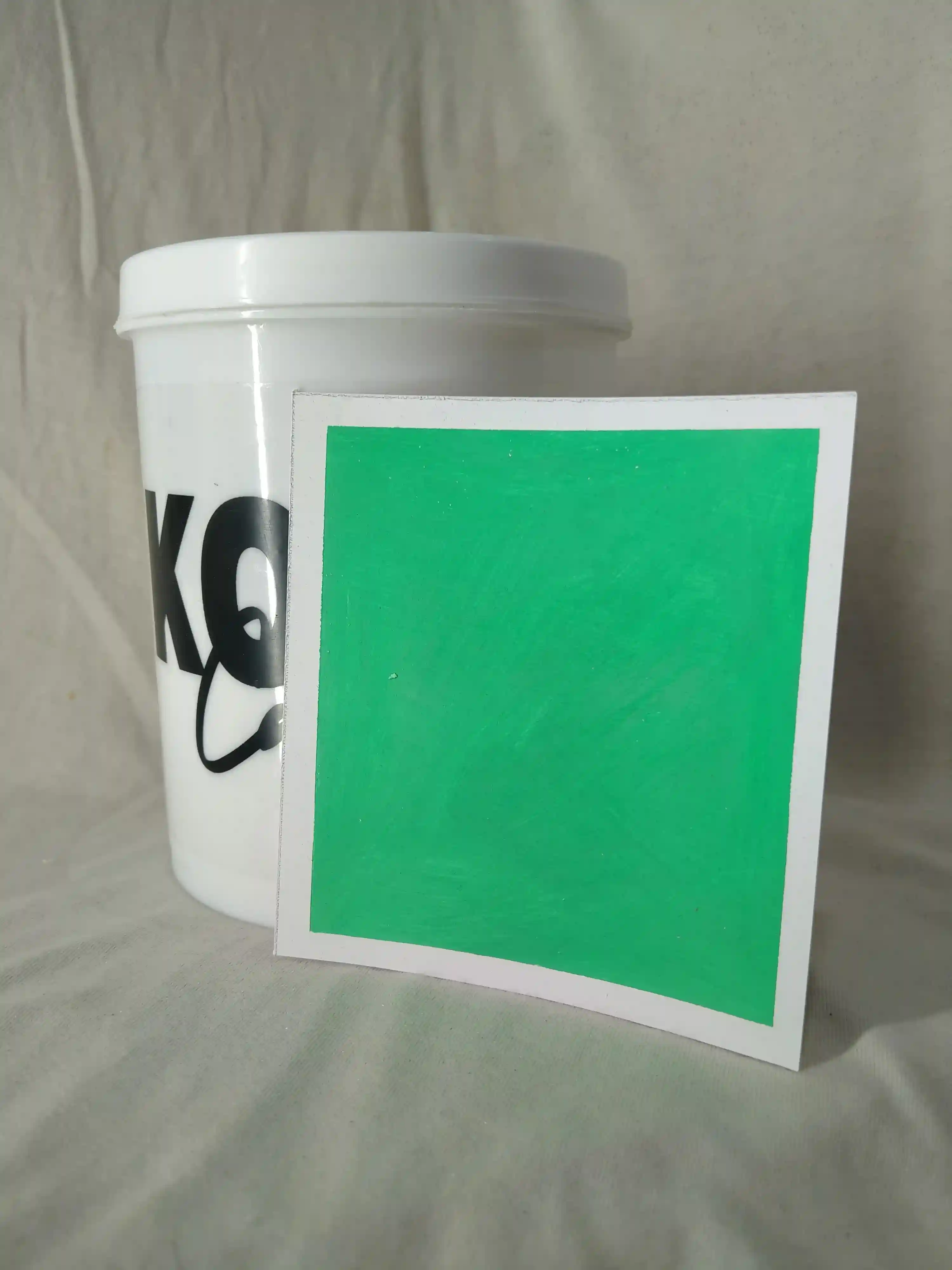 Shamrock Green Lime Wash Texture Paint India - kolor canvas