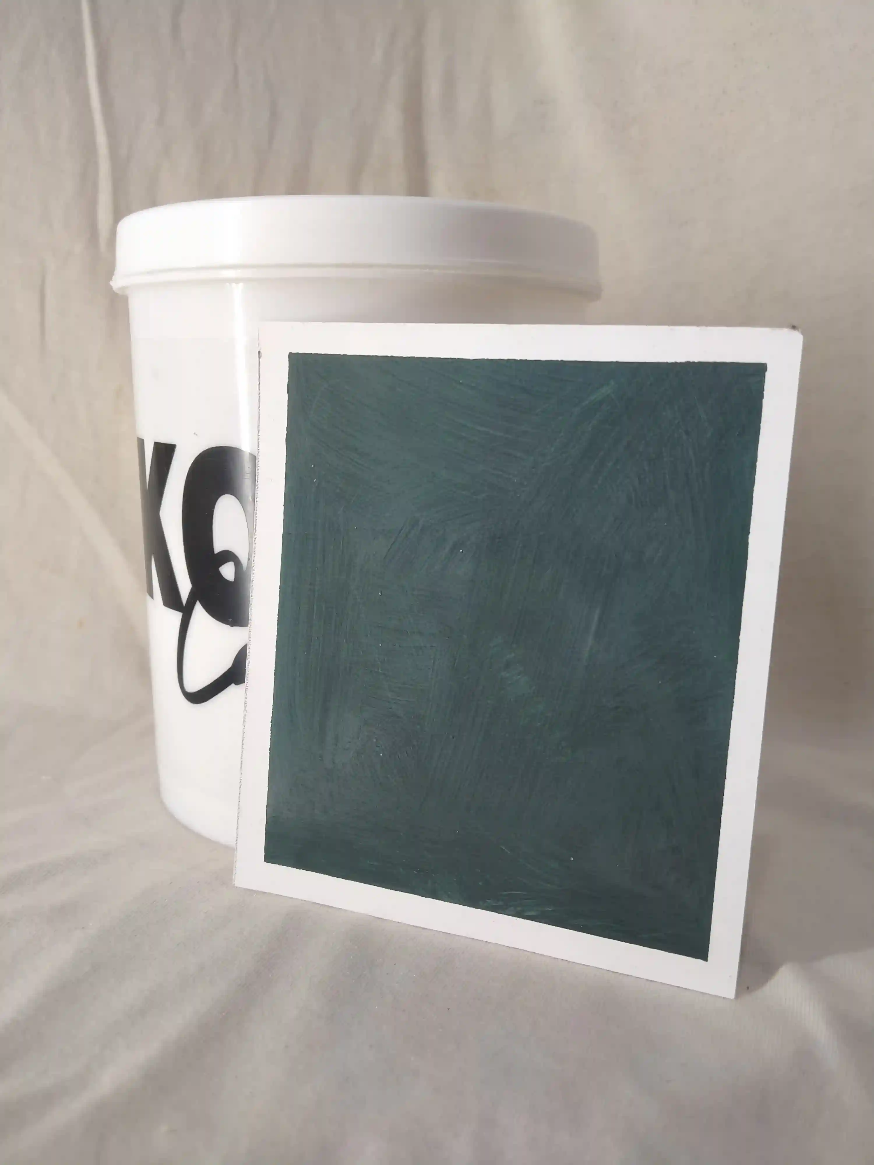 Fuscous Gray Lime Wash Texture Paint India - kolor canvas