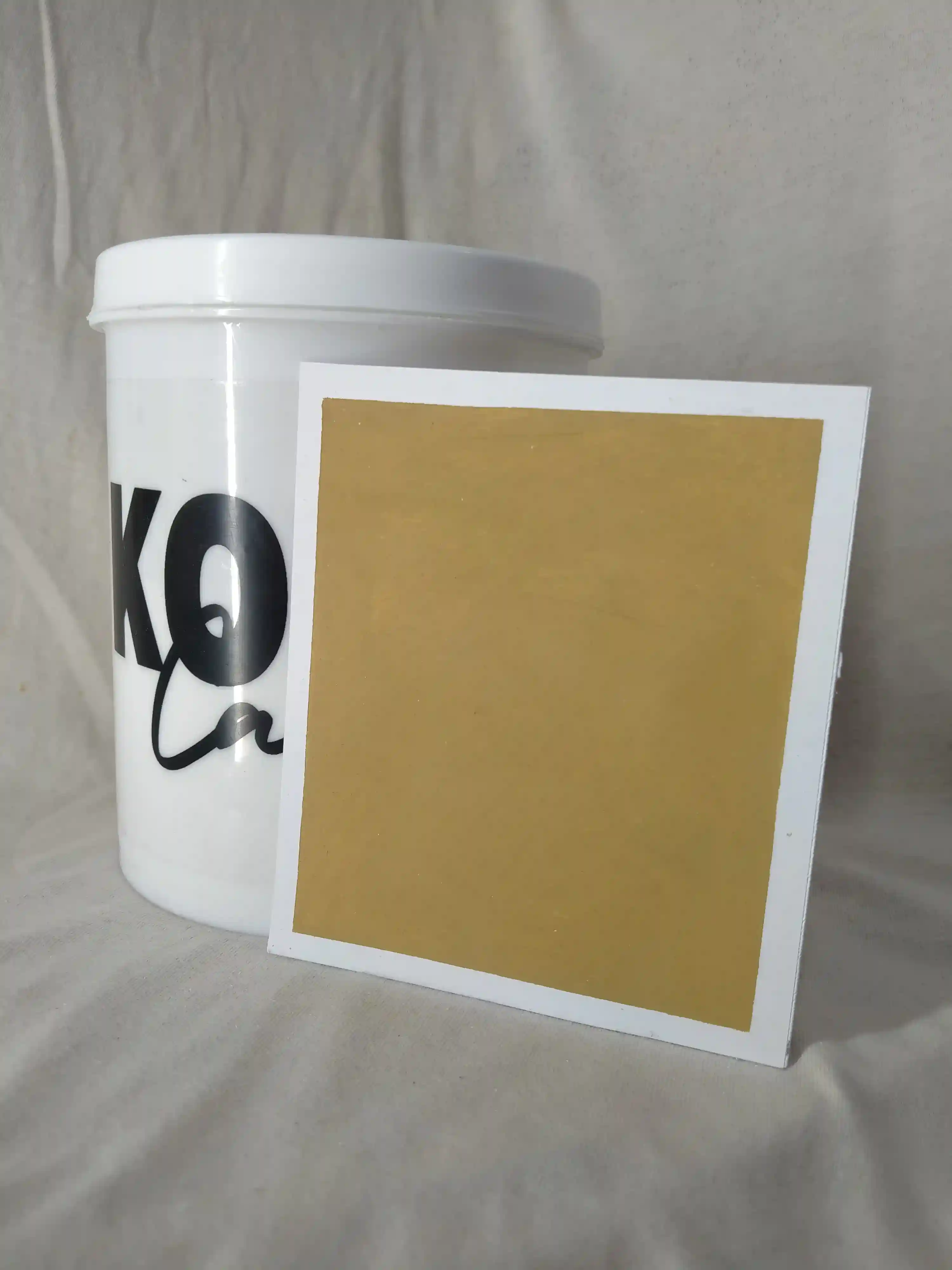 Golden Sienna Lime Wash Texture Paint India - kolor canvas