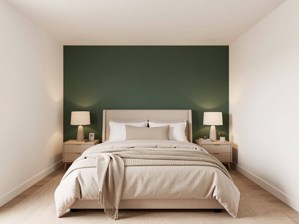 Chambre vert sauge Maroc 2026