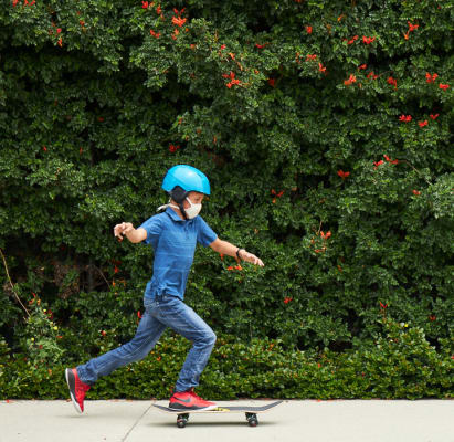 Washable Reusable Organic Cotton Face Masks Avocado Green Mattress