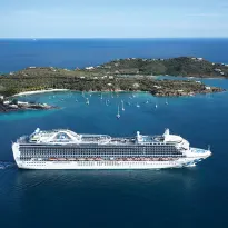 Princess Cruises Ruby Princess itinerary map