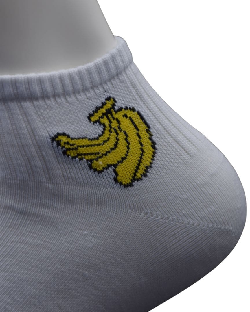 Men's Premium Navy Blue Ankle Woolen Socks with Contrast Triple Stripe thumbnail 3