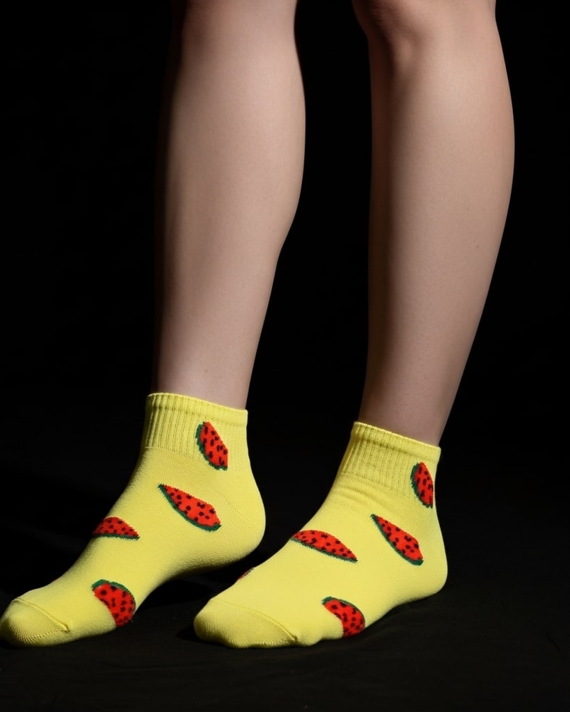 Fruit Pattern Ankle Socks Gift Box (5 Pairs) thumbnail 4