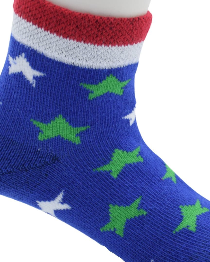 Blue Starry Fun Crew Baby Socks main view