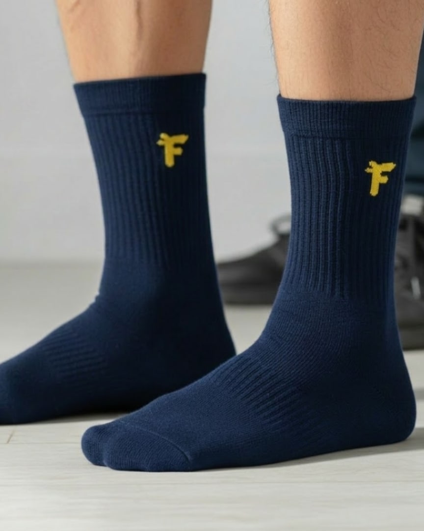 Antimicrobial Cotton Crew Socks – Pack of 4 thumbnail 2