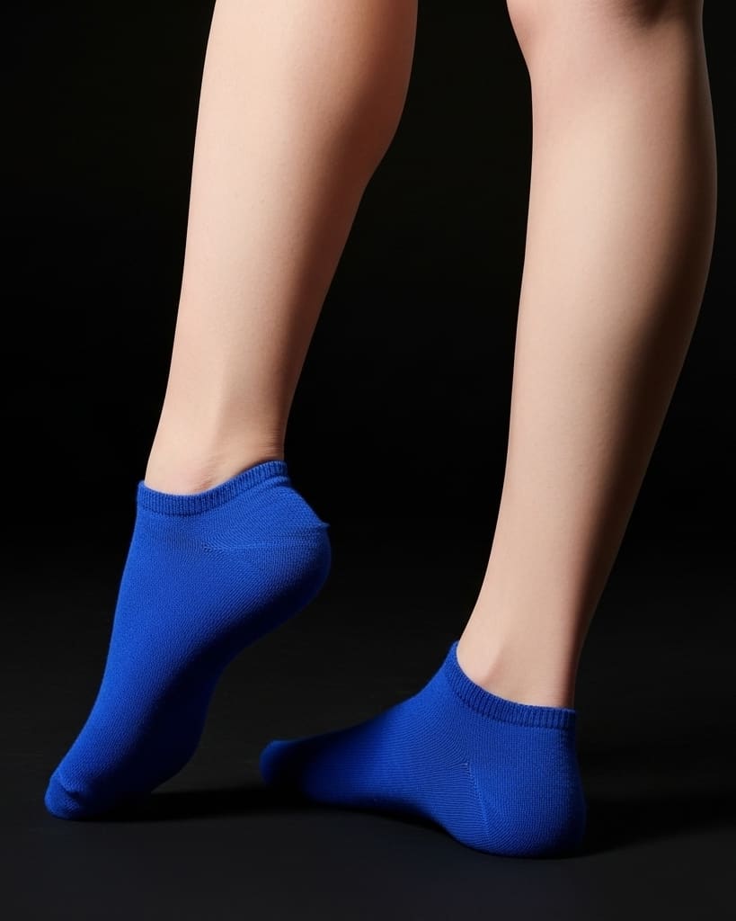 Classic Royal Blue Ankle Socks – Soft, Durable & Everyday Comfort thumbnail 3
