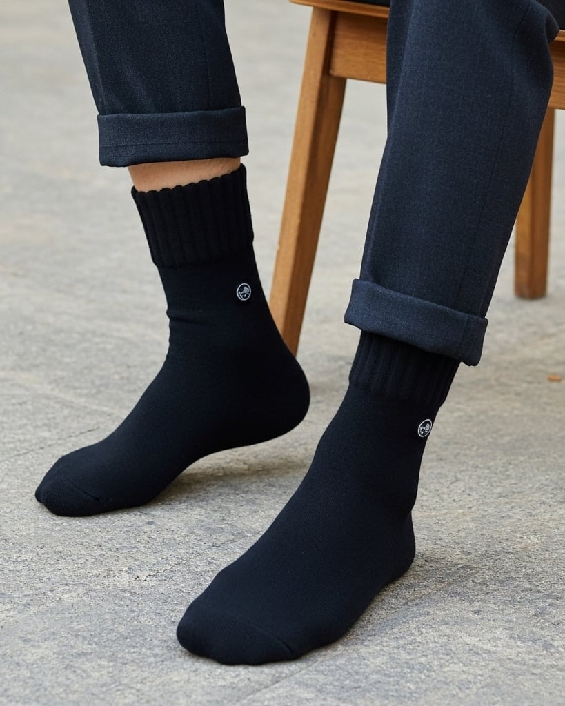 Luxury Wool Socks Gift Box – 4 Pair Set | Premium Warmth & Classic Colors thumbnail 4