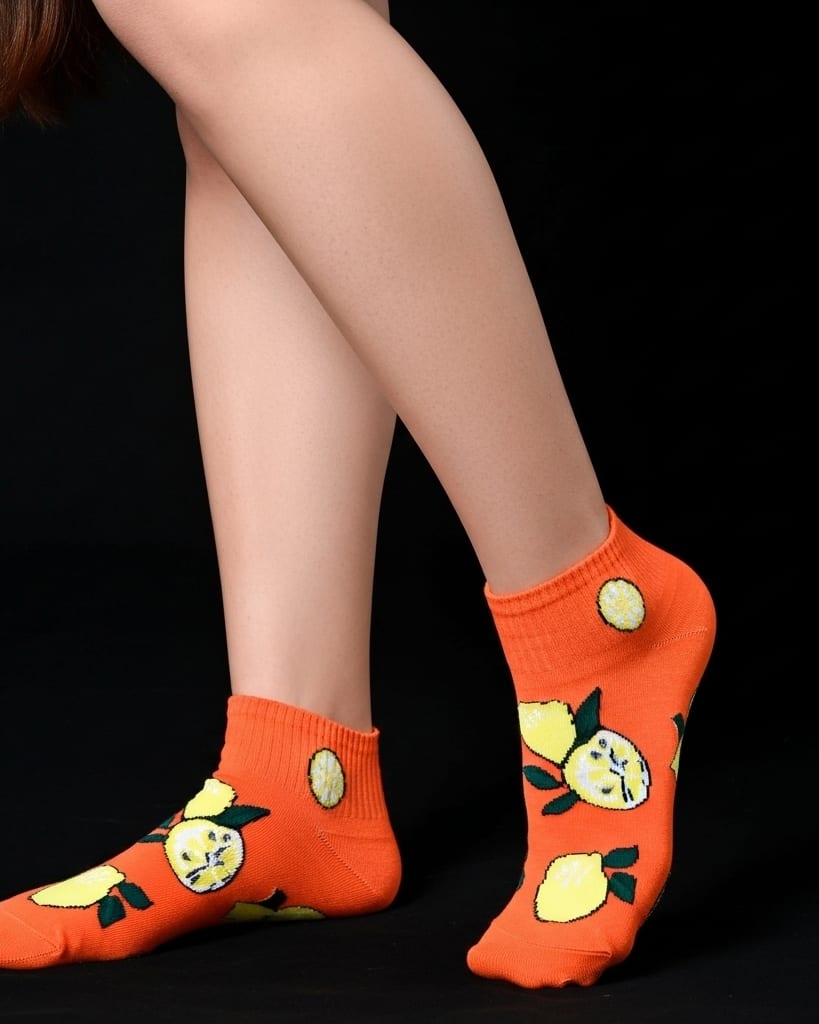 Fruit Pattern Ankle Socks Gift Box (5 Pairs)