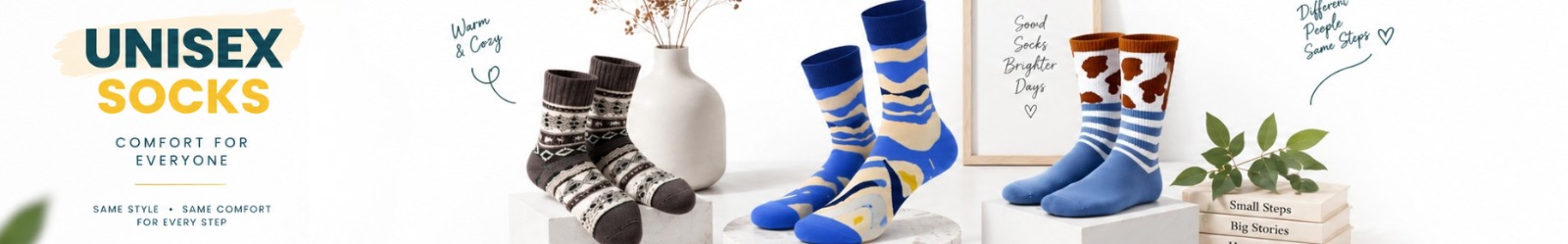 Unisex Socks category banner
