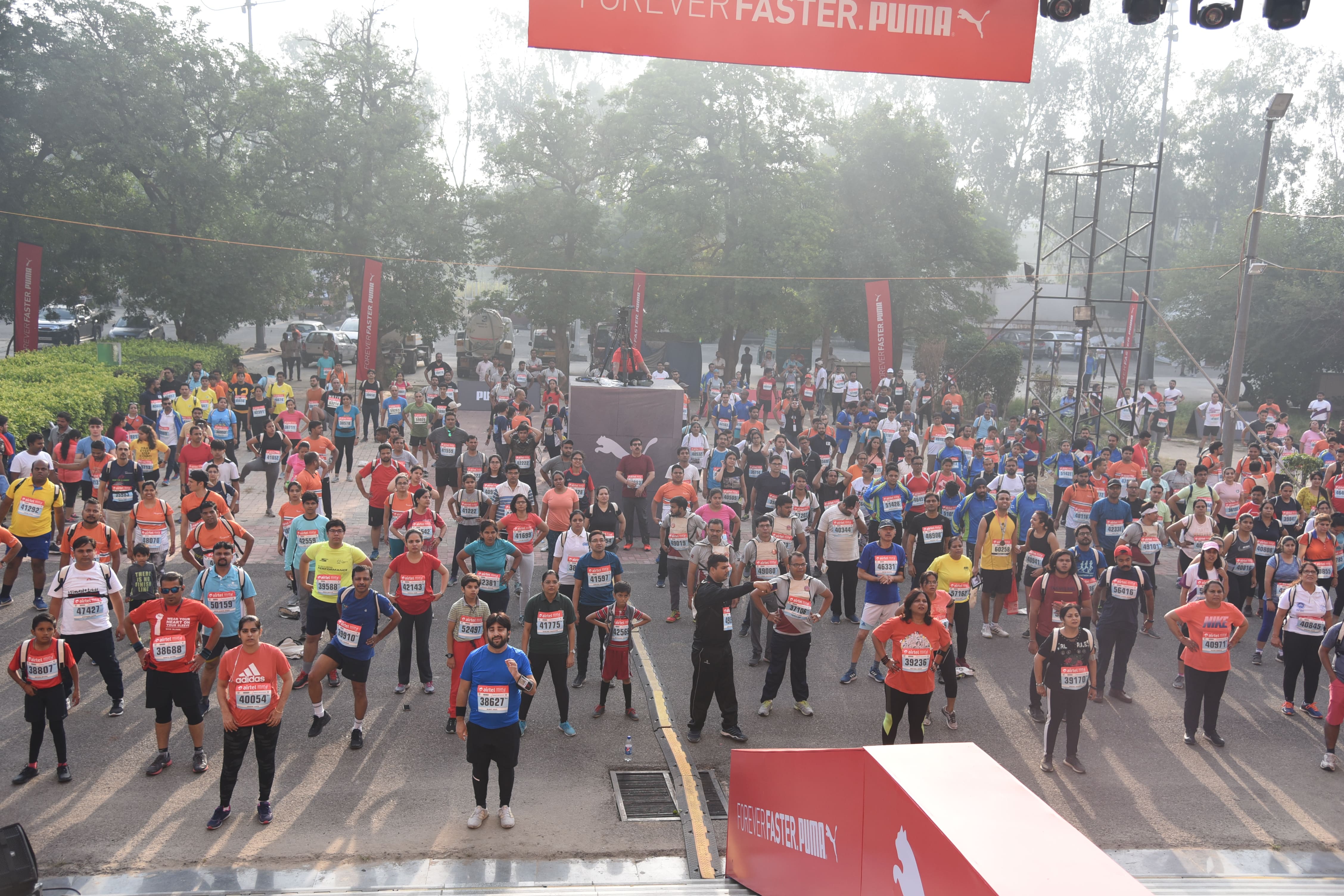 Image of AVS at Airtel Delhi Half Marathon 2019 for Puma, Volini Maxx & Tata Motors