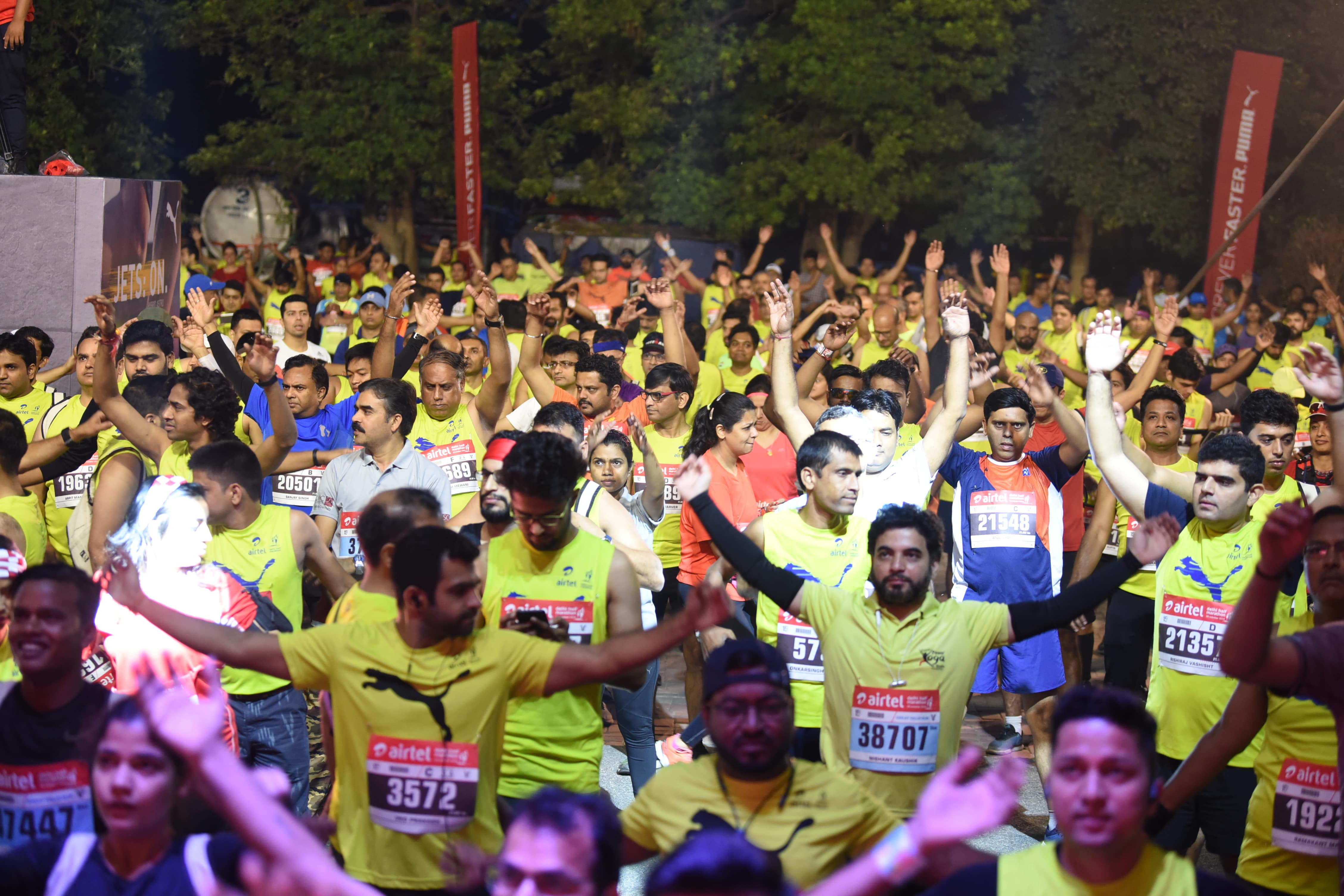 Image of AVS at Airtel Delhi Half Marathon 2019 for Puma, Volini Maxx & Tata Motors