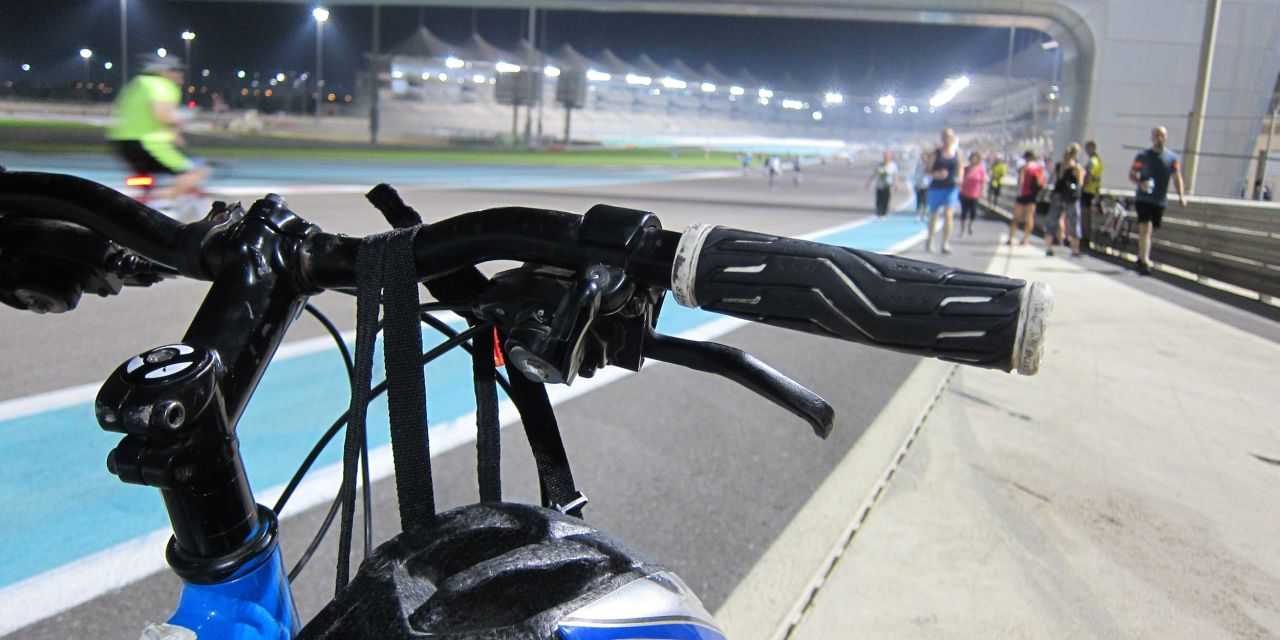 abu dhabi formel 1 strecke fahrrad
