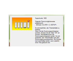 Meldungen canon pgi 550%2c cli 551 patrone leer 1.162503