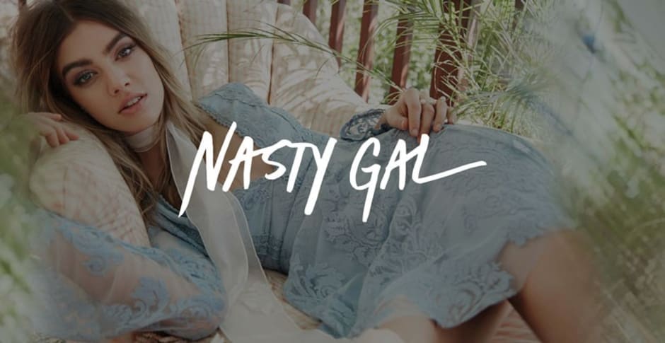 Woman modelling Nasty Gal clothing