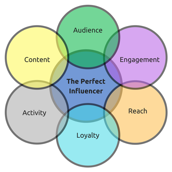 La mappa del perfetto influencer
