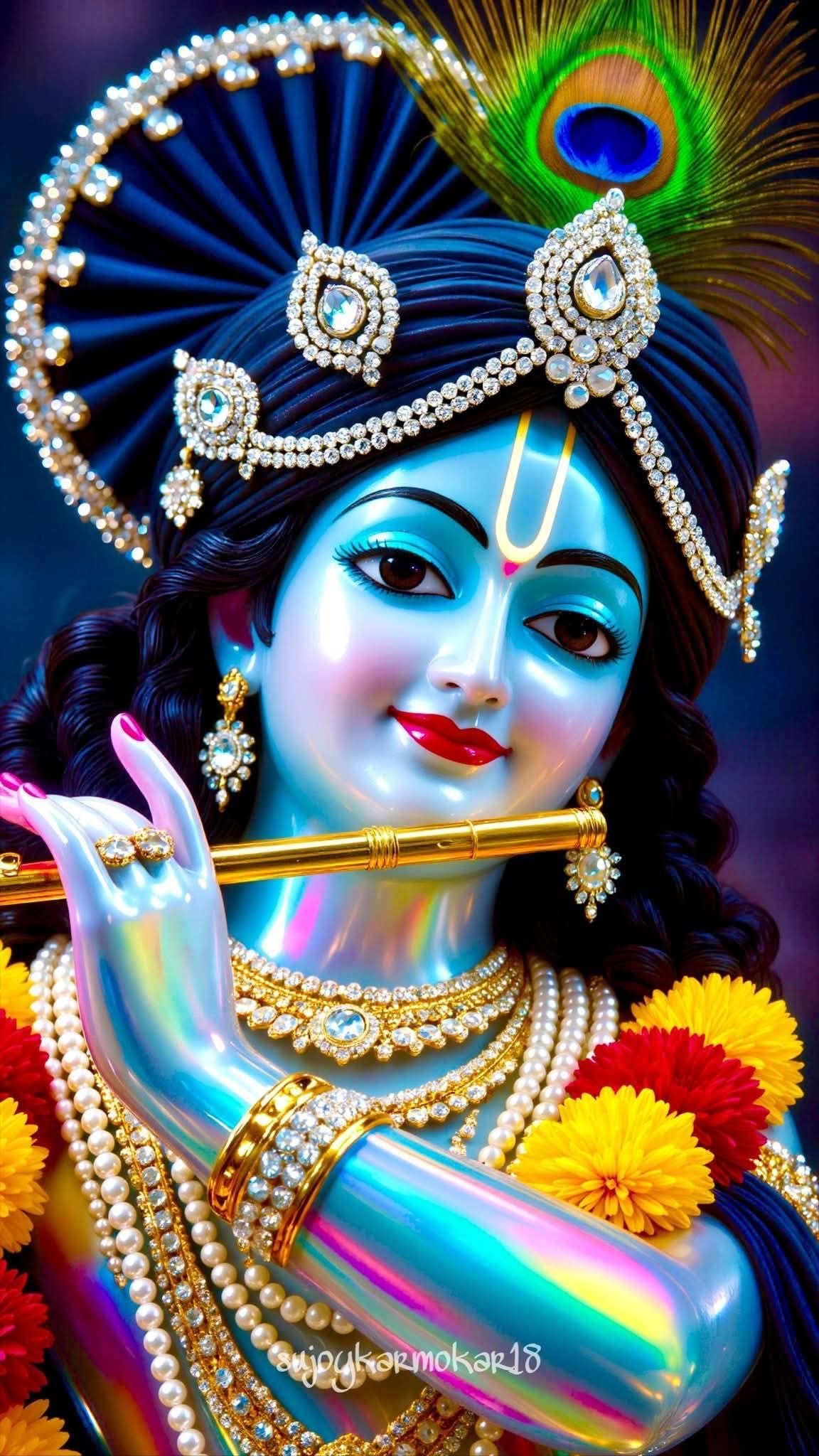 दिल दे सिंहासन उते तैनु मैं बिठा लवां सोणा सोणा दर्श श्यामा हर वेले पा लवां