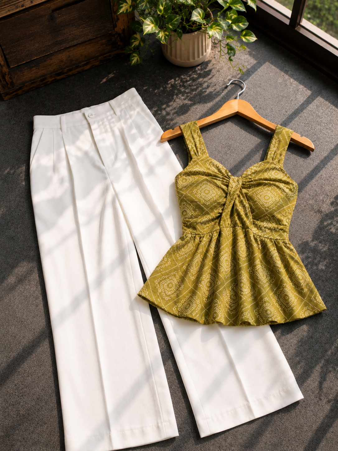 Crop top pants combo 2