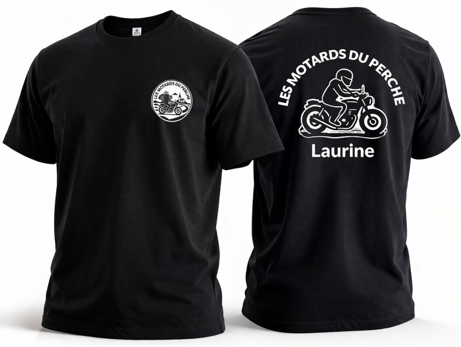T-shirt personnalisé – Motards du Perche