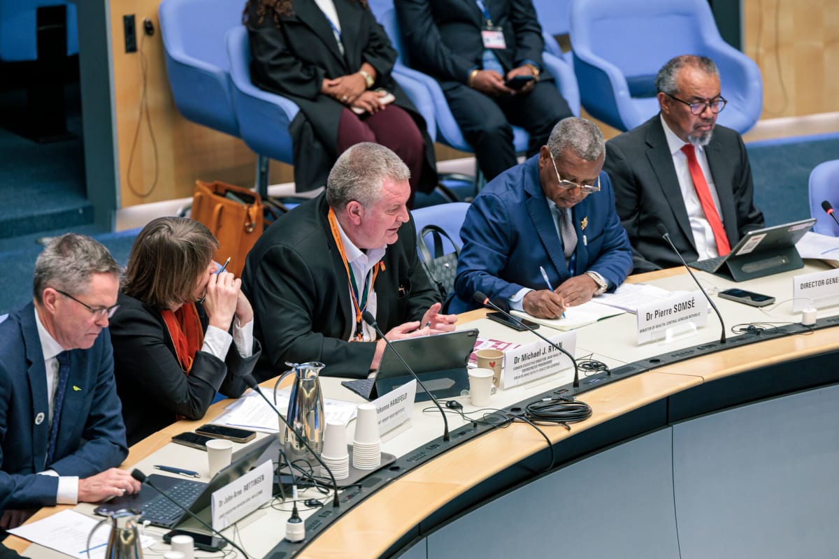 WHO Assembly Advances Pandemic Preparedness with Pathogen Access Framework as Global Health Leaders Reflect on Lessons from COVID 19