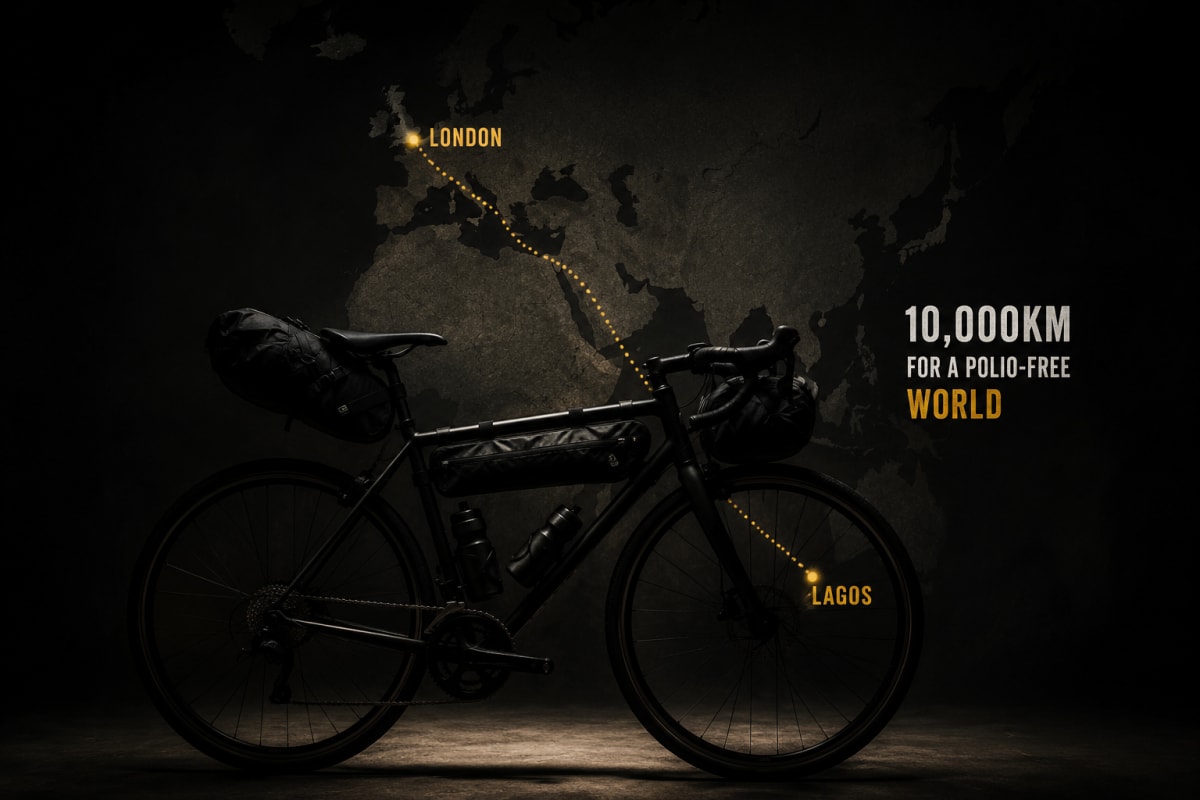 From London to Lagos: A 10,000km Cycling Journey to Eradicate Polio