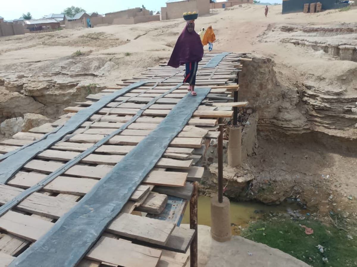 Gombe Flood Crisis: Collapsed Bridge Leaves Pregnant Women Without Critical Healthcare Access