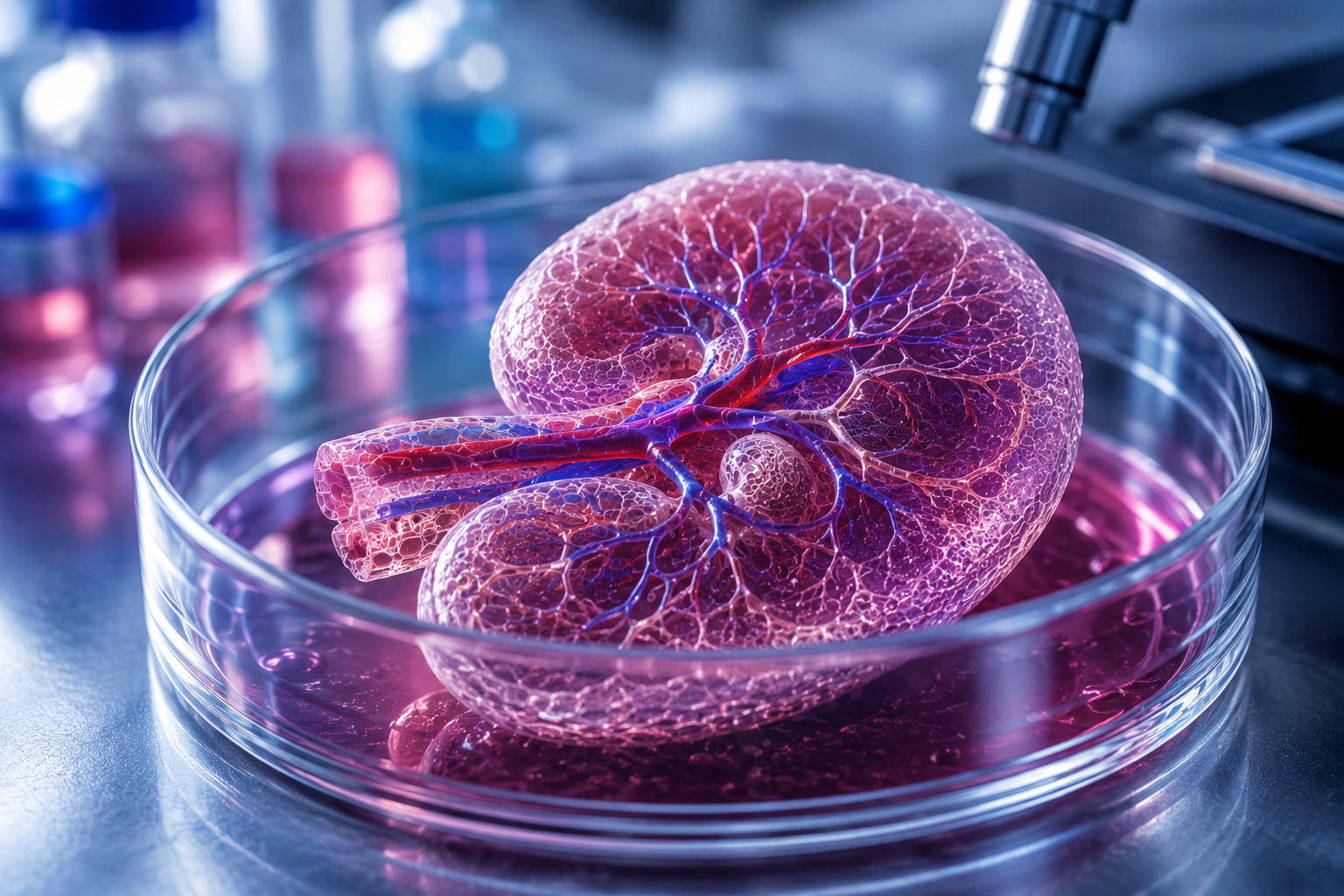 Breakthrough in Lab Grown Kidneys: Synthetic Cells Boost Organoid Precision and Reliability