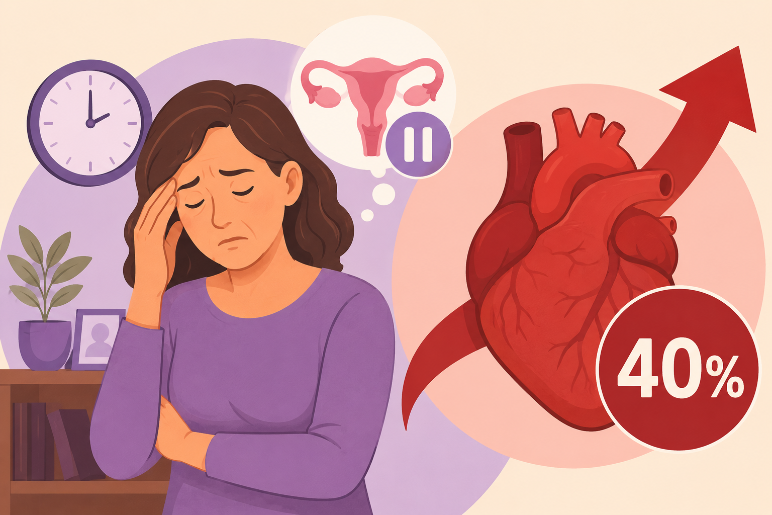 Premature Menopause Linked to 40% Higher Lifetime Heart Disease Risk, New Research Reveals