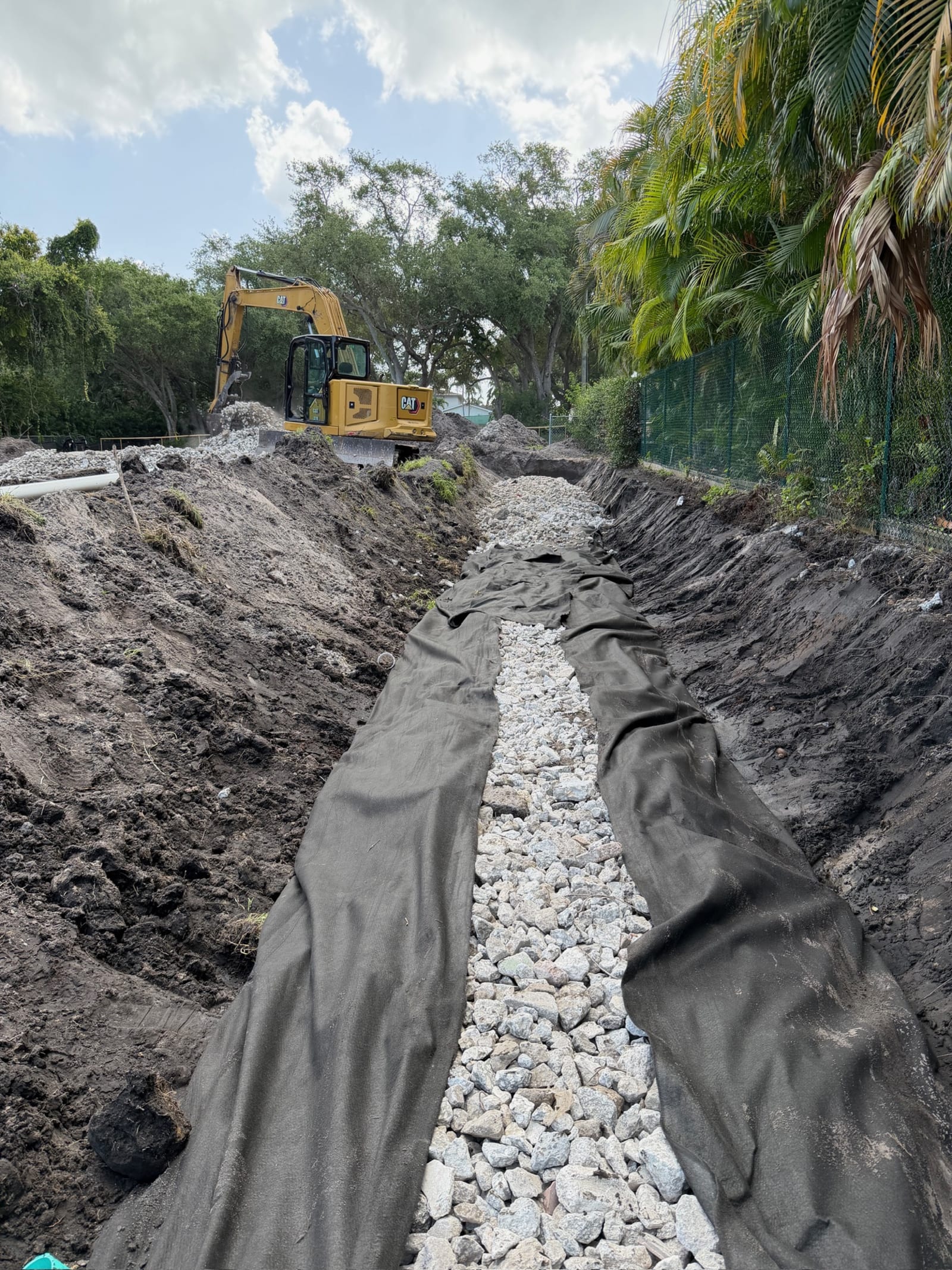 Real AllJax project photography supporting Site Work & Excavation work