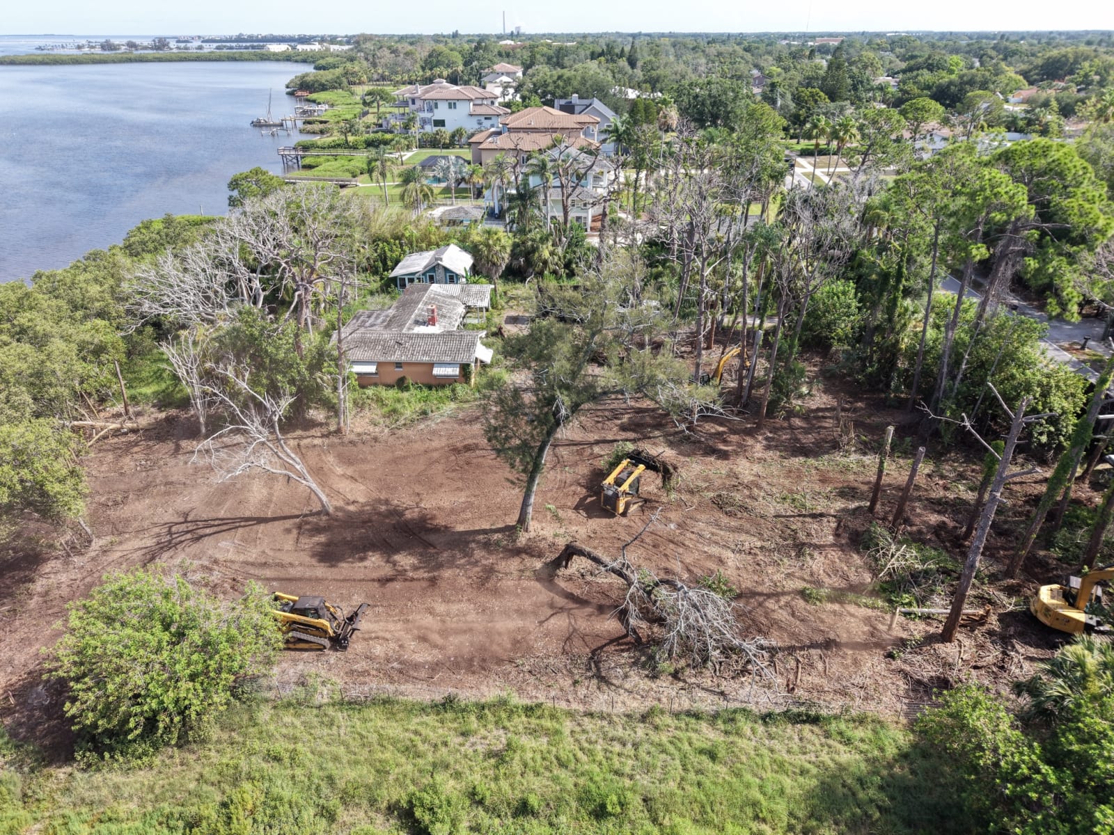Real AllJax site work & excavation project photography