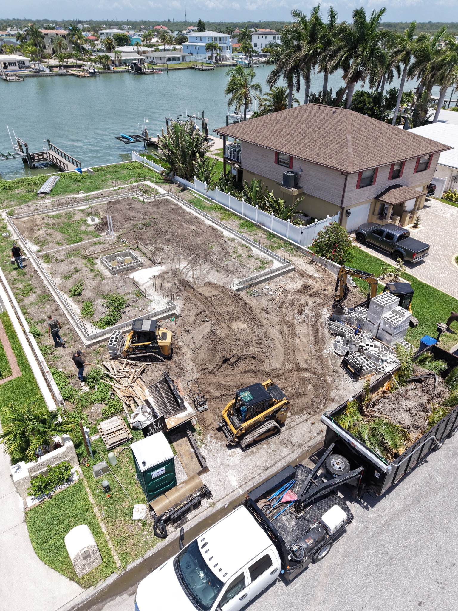 Real AllJax site preparation and equipment photography