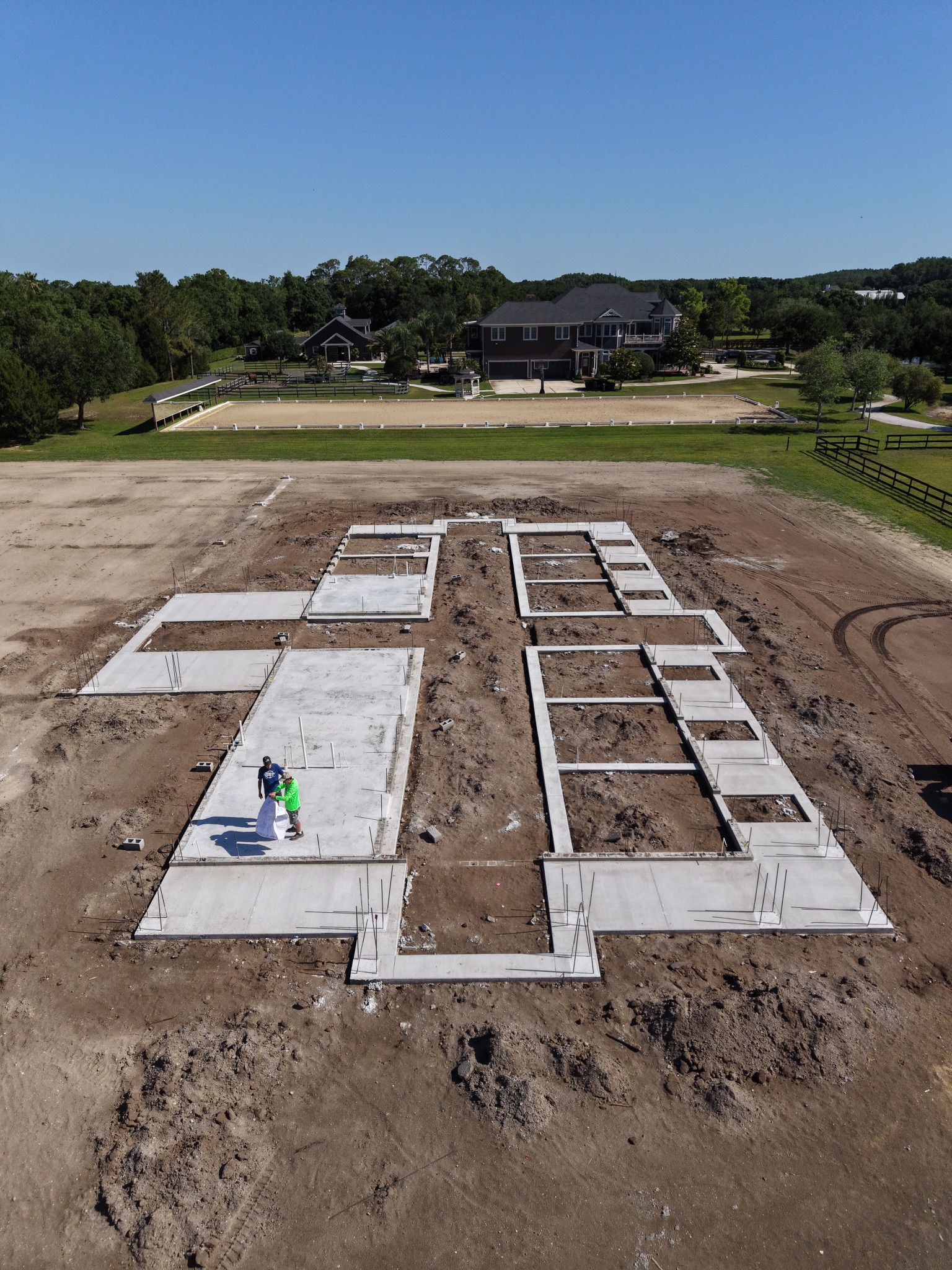 Real AllJax site preparation and equipment photography