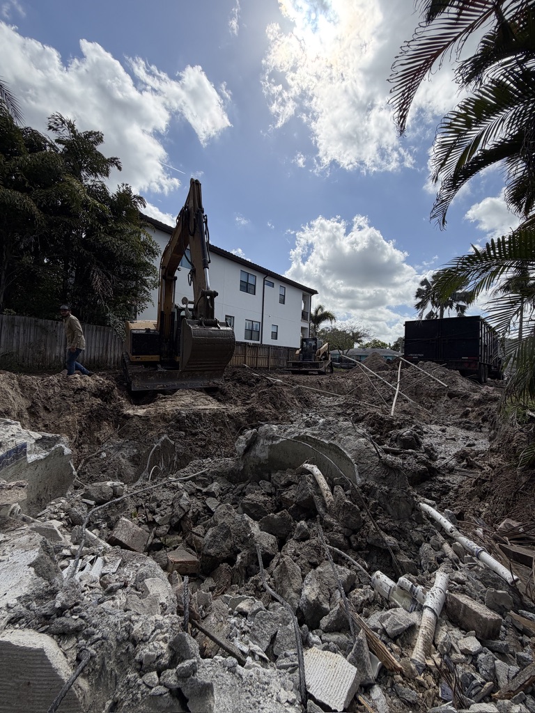 Real AllJax demolition project photography