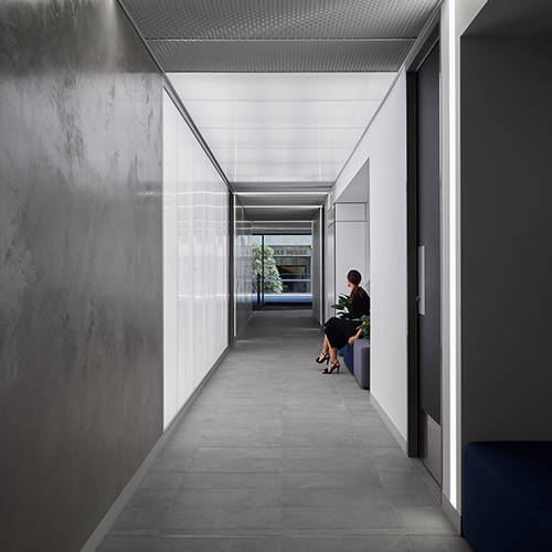 Interiors Project - 240 St Georges End-of-Trip facility and tower lobbies by Hames Sharley