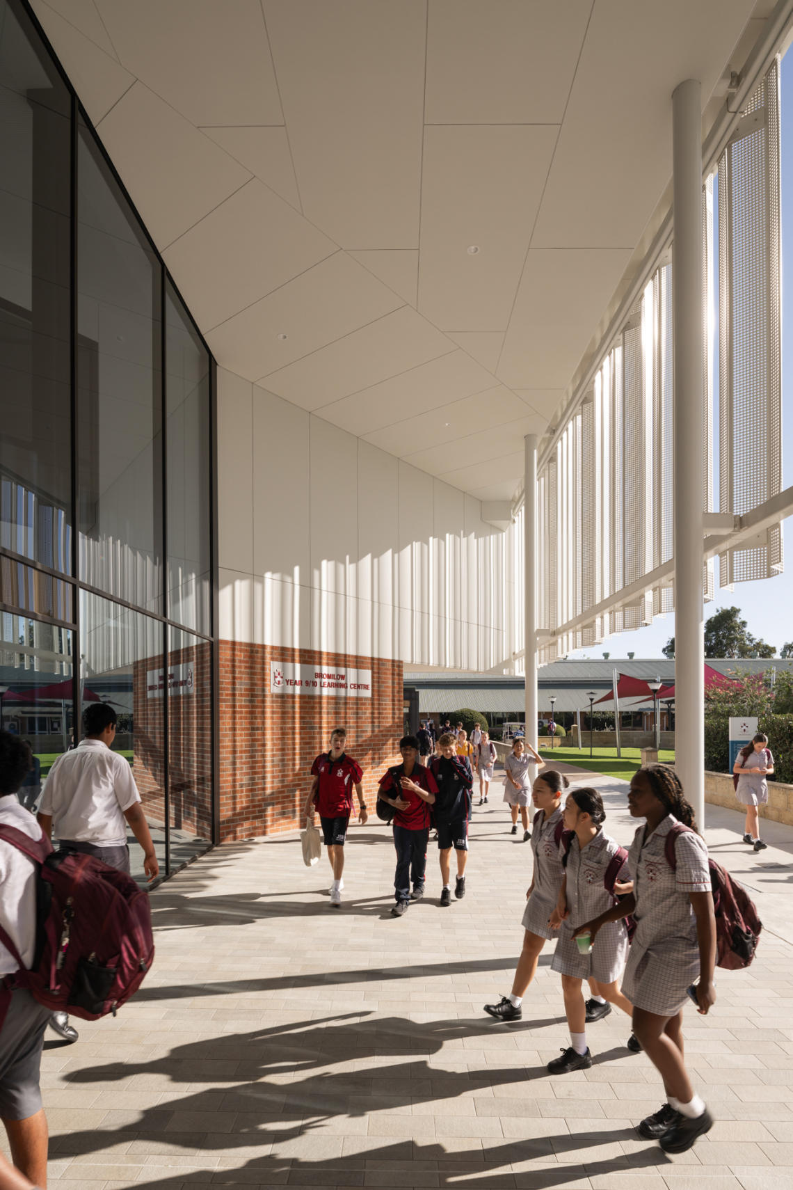 Exterior of John Septimus Roe Anglican Community School | Education architecture