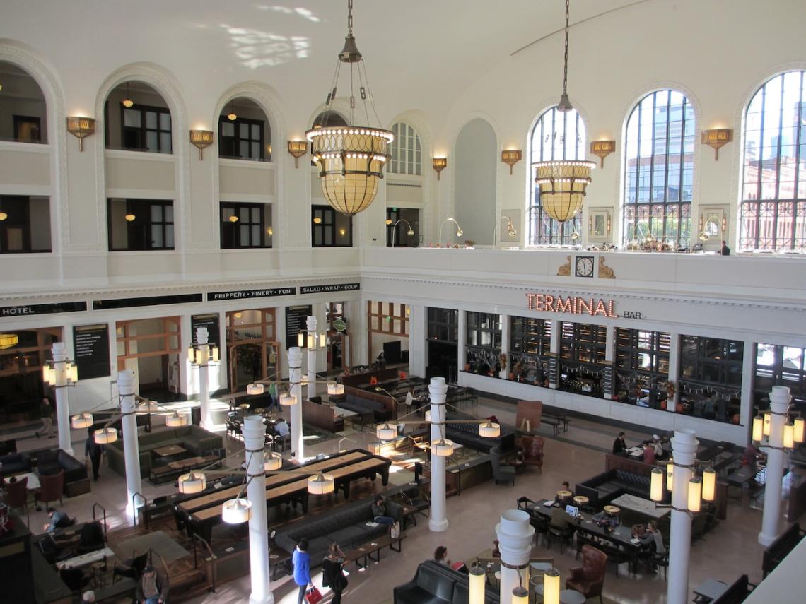 Denver's Union Station interior