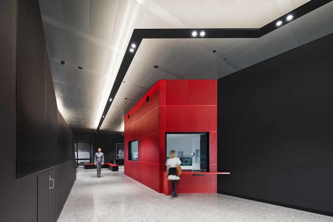 Ultra-modern interior fitout of the P2 Data Centre in Perth